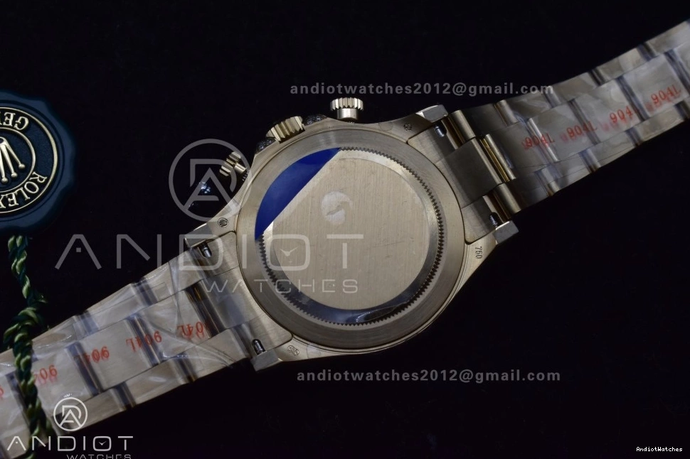 1:1 YG SH Edition Timeless on Rainbow Black 116598RBOW 779 Best Diamonds Dial Daytona Bracelet ZF 1006